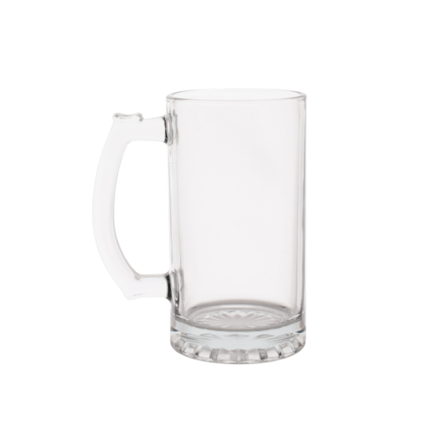 16oz. Beer Stein - Glass Sports Mug with Handle