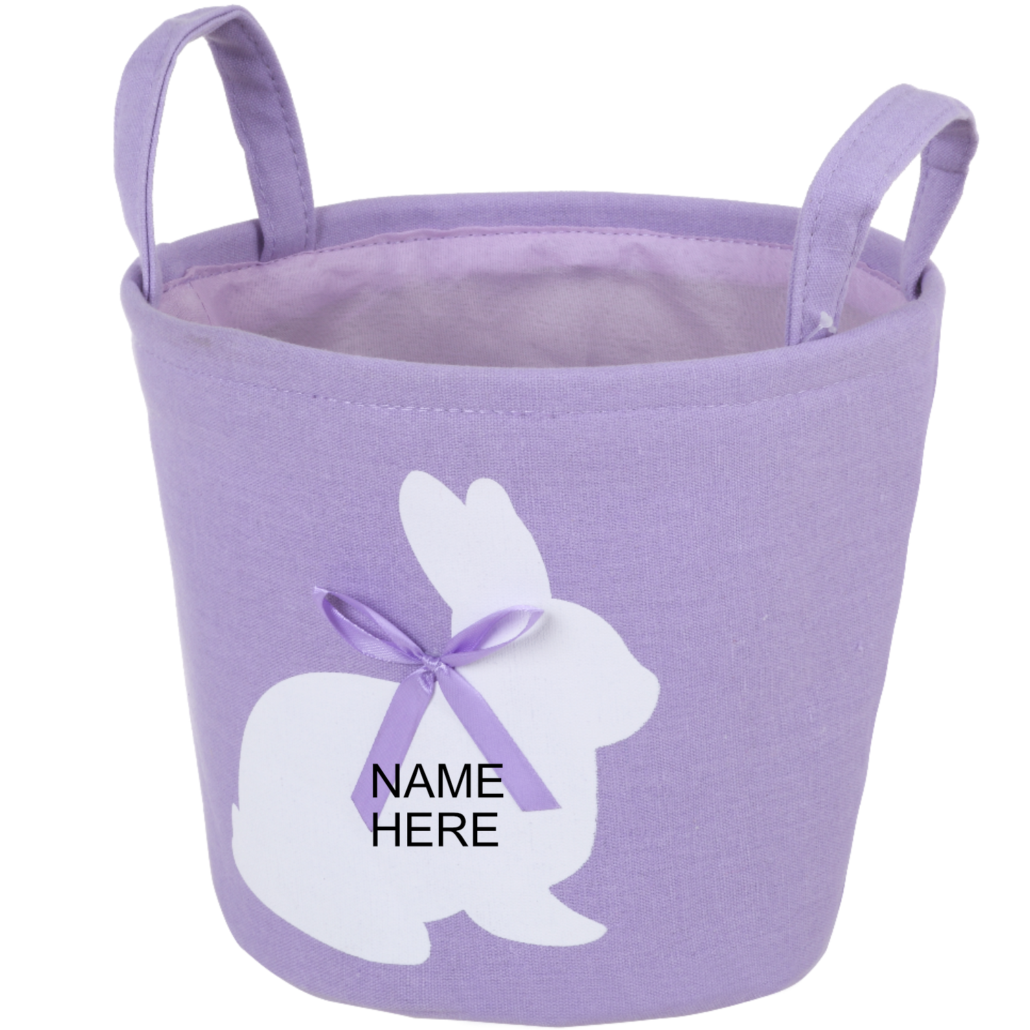 Fabric Easter Baskets - Purple