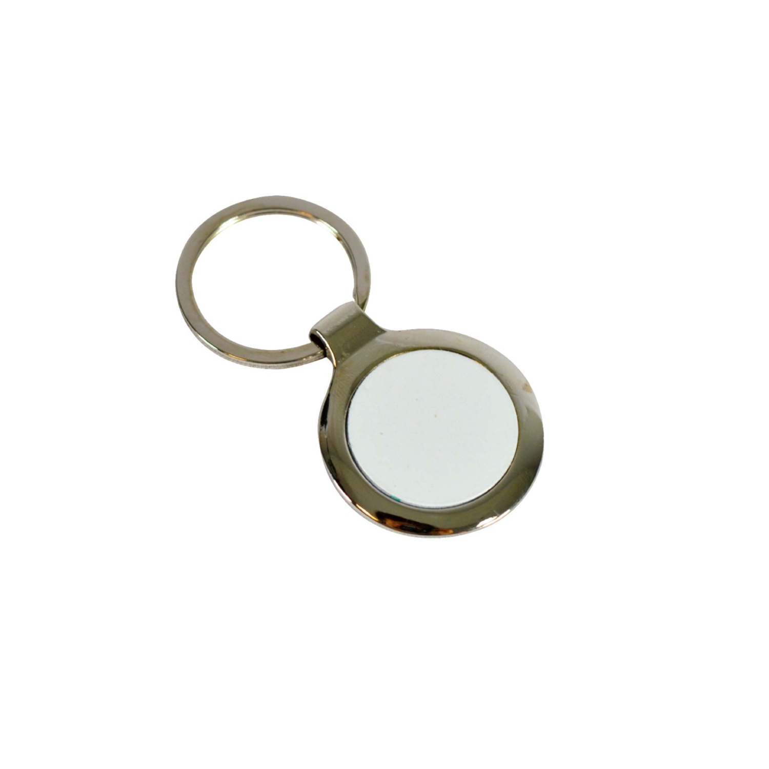 Round Metal Keychain