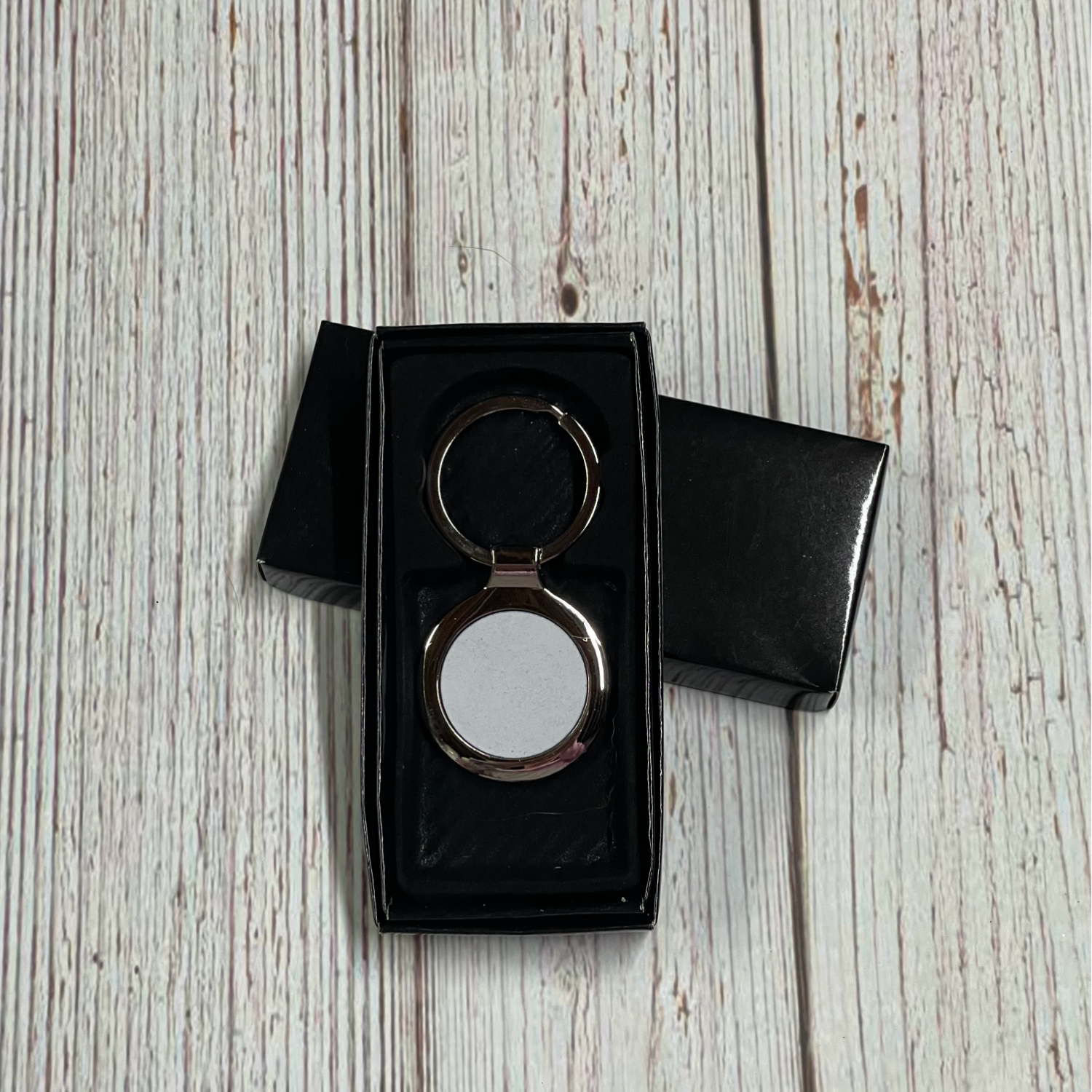 Round Metal Keychain