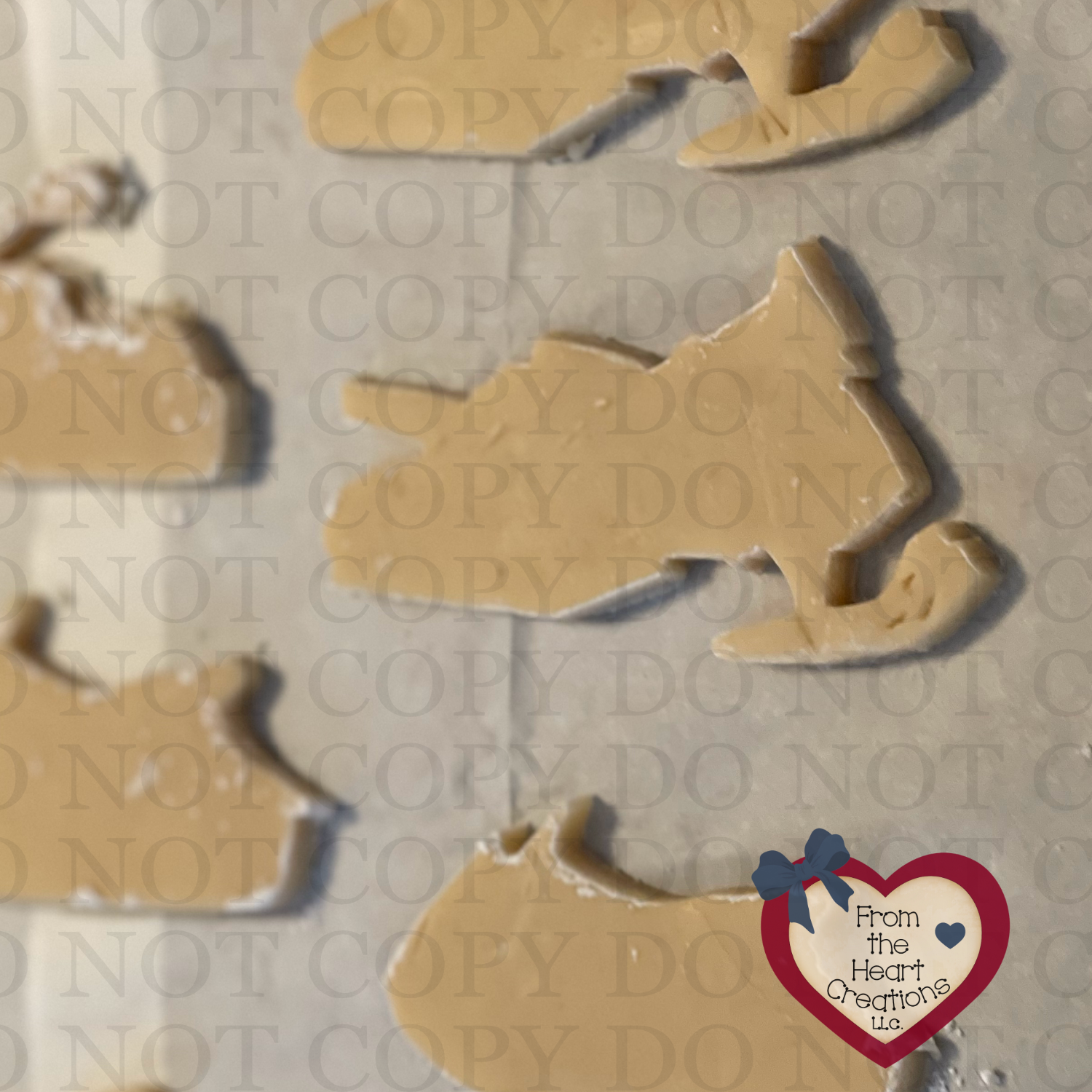 Snowmobile Cookie Cutter