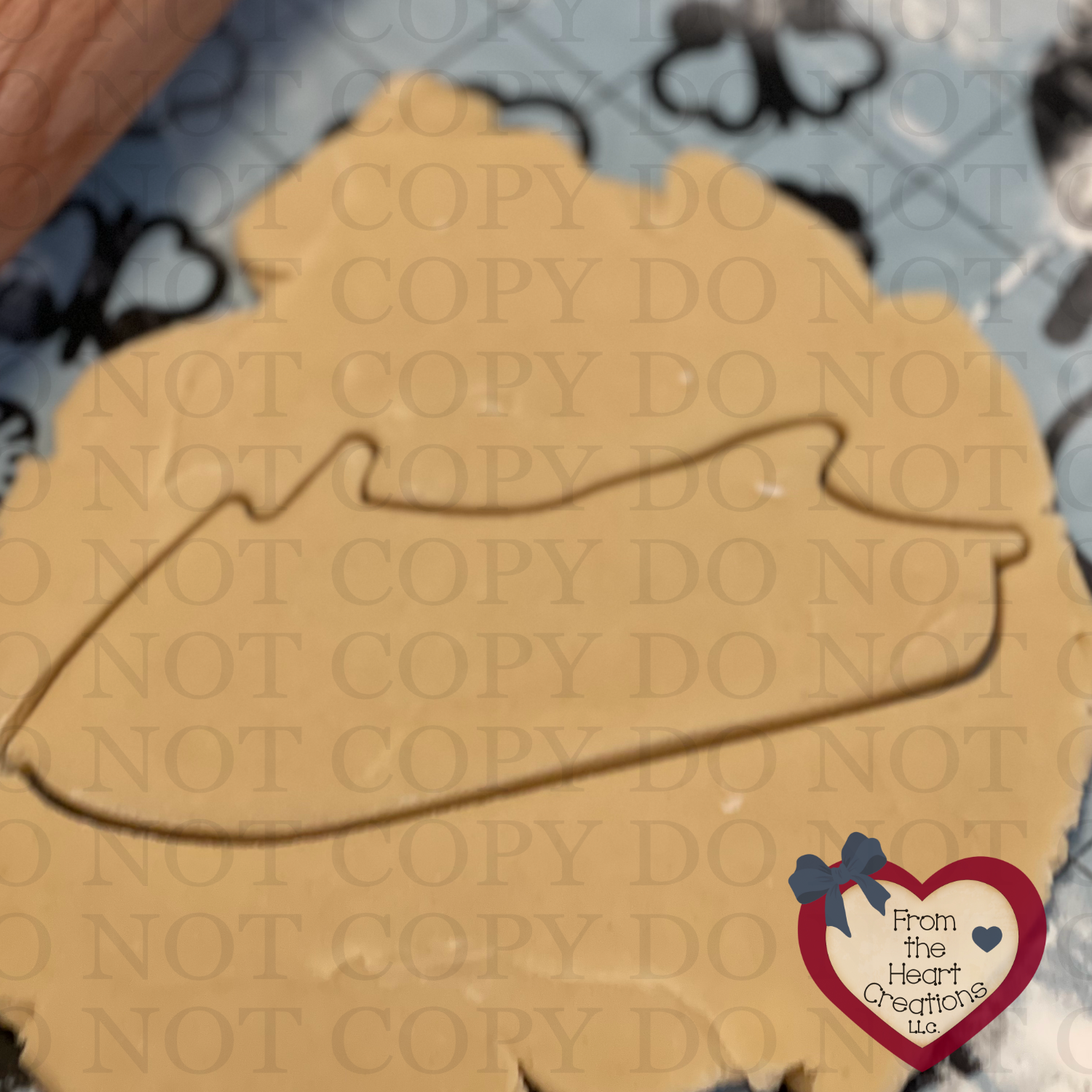 Sit Down Jet Ski Cookie Cutter