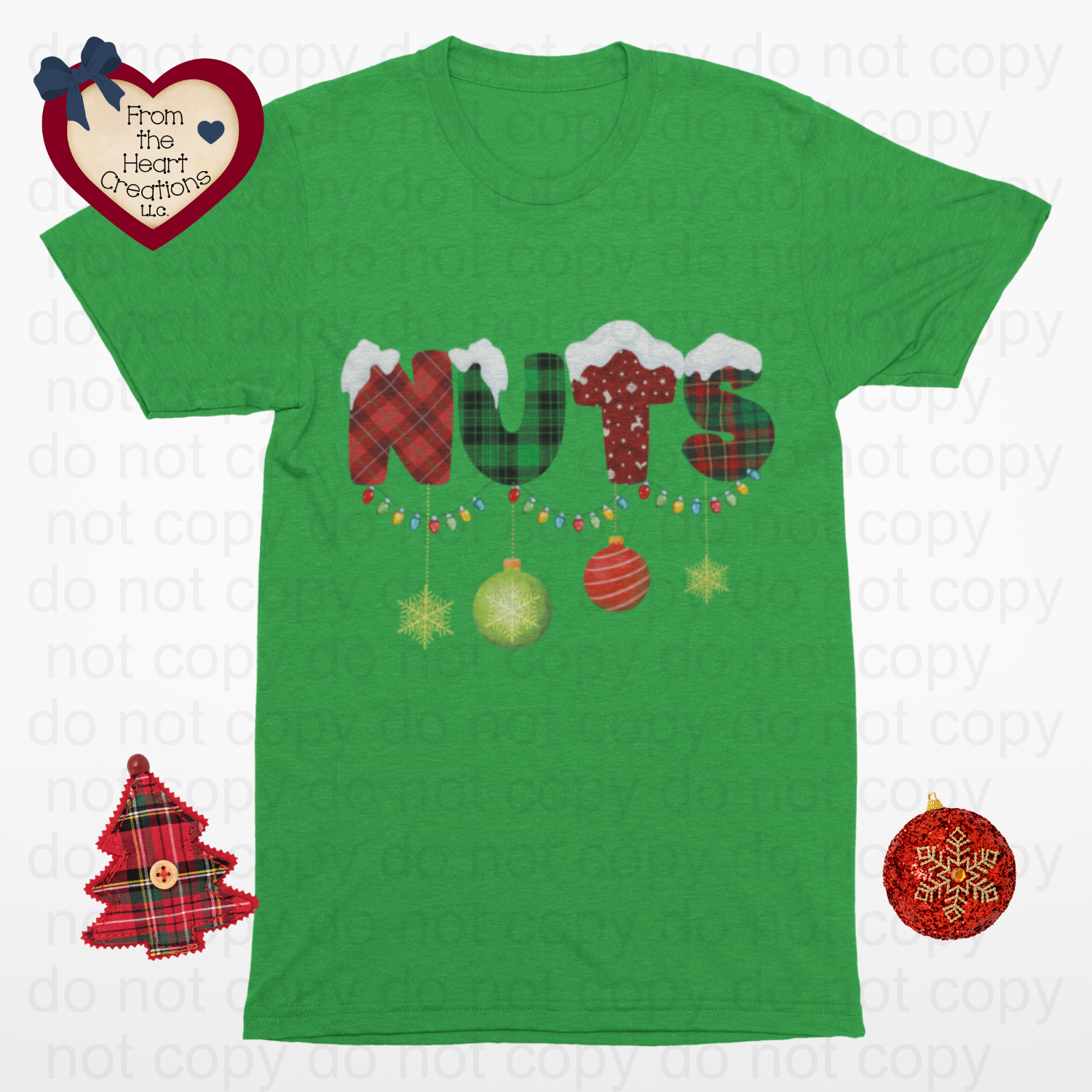 Couples Funny T-Shirt Style A "Nuts"