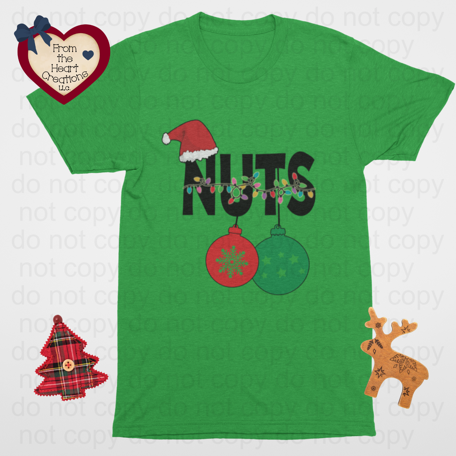 Couples Funny T-Shirt Style B "Nuts"