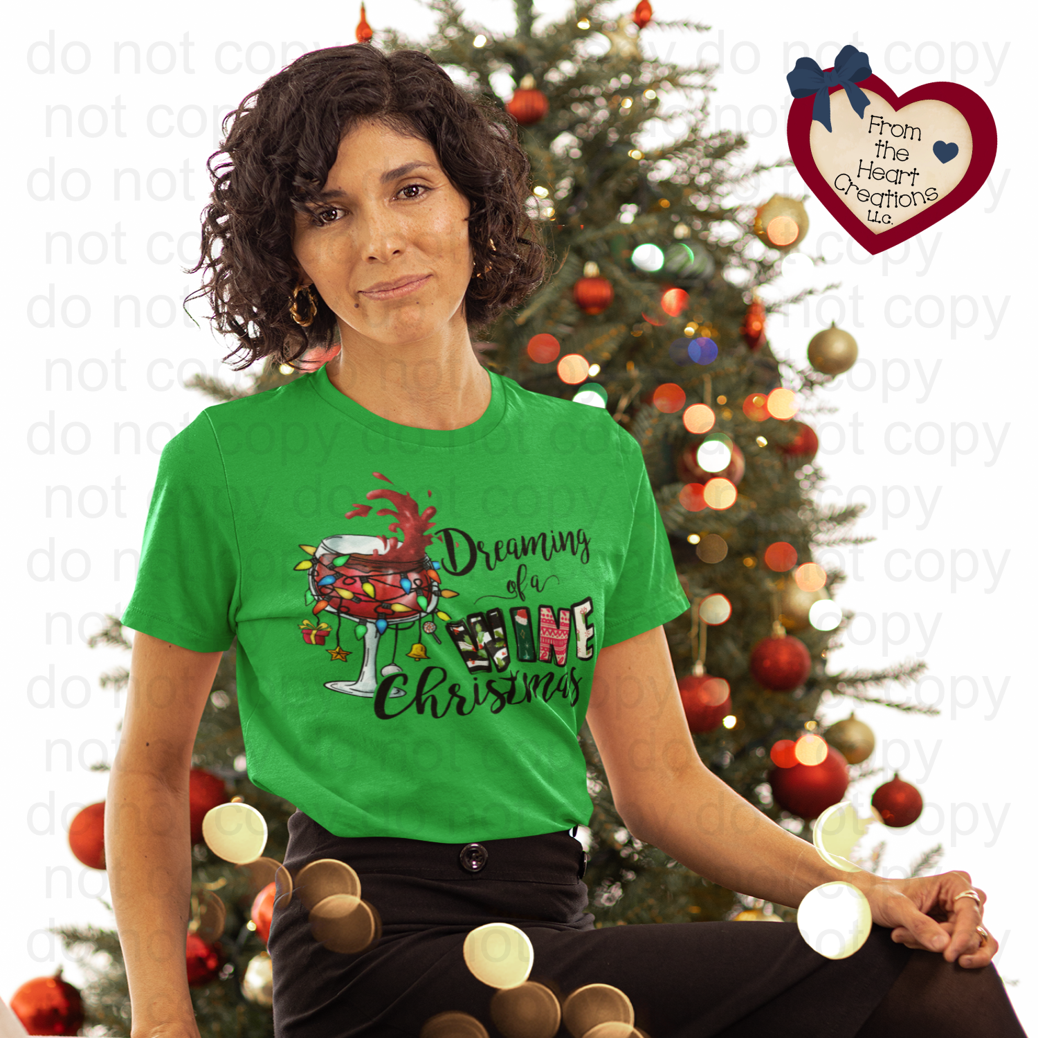 Dreaming of a Wine Christmas T-Shirt