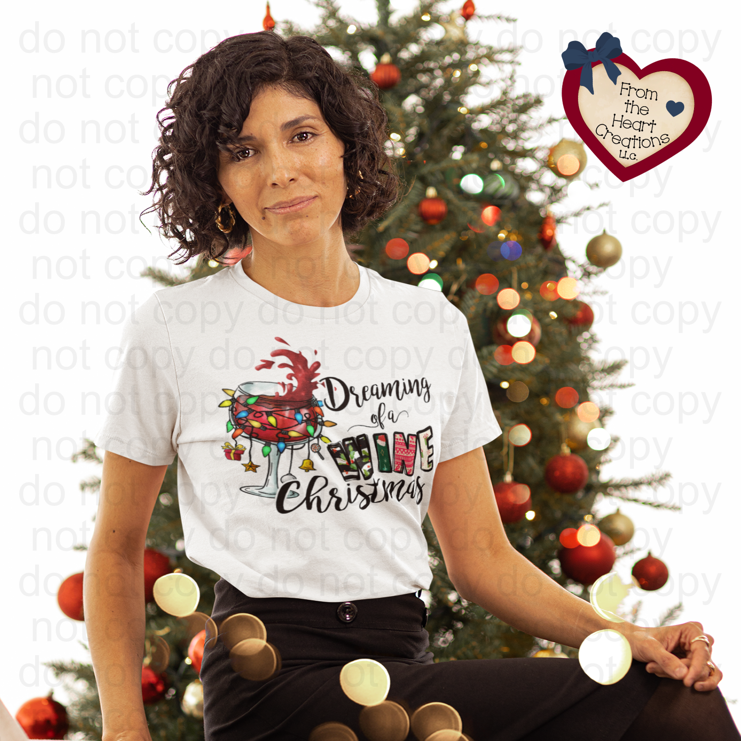 Dreaming of a Wine Christmas T-Shirt